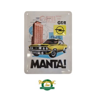 Metal Plate - Opel Manta GTE
